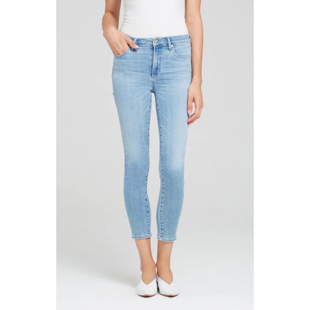 ROCKET CROP HIGH RISE SKINNY IN ORACLE